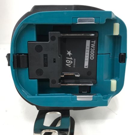  MAKITA マキタ インパクトレンチ 充電器・充電池2個・ケース付 コードレス式 18v 6.0Ah TW300DRGX ブルー