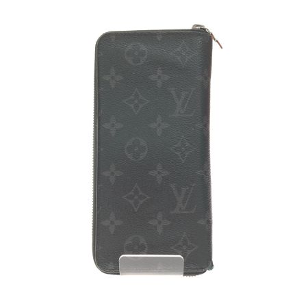  LOUIS VUITTON ルイヴィトン メンズ 長財布 モノグラムエクリプス ジッピーウォレット ヴェルティカル M62295 ブラック