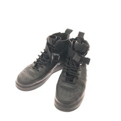 ▼▼ NIKE ナイキ メンズスニーカー AIR FORCE1 Mid 'Triple Black' 26.5cm 917753-005 ブラック Bランク