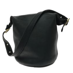 ▼▼ COACH コーチ バッグ ショルダーバッグ  B6D ダッフルバケット/バケツ型 9085 ブラック Bランク