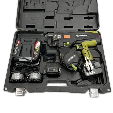  MAX マックス 鉄筋結束機 コードレス式 14.4v 5.0Ah 充電器・充電池2個・ケース付 RB-440T グリーン
