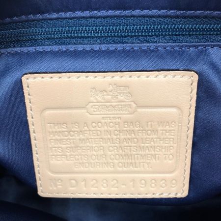  COACH コーチ レディース ショルダーバッグ トートバッグ マディソン クリスクロス オールレザー 19839 ベージュ