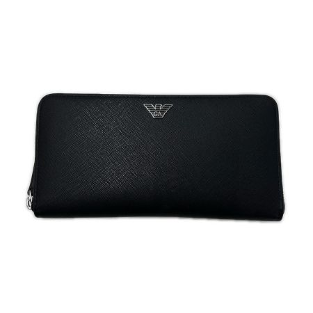  EMPORIO ARMANI エンポリオアルマーニ ラウンドファスナー財布 長財布 ブラック