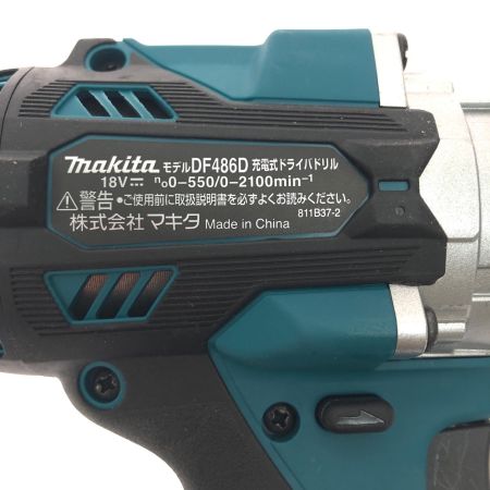  MAKITA マキタ 電動工具 コードレス式 18V 充電式ドライバドリル 本体のみ 異音あり DF486D