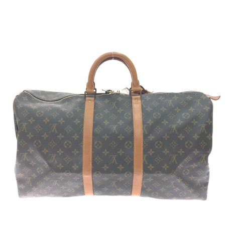  LOUIS VUITTON ルイヴィトン ユニセックス ボストンバッグ モノグラム キーポル55 旅行バッグ M41424 ブラウン