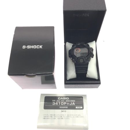  CASIO カシオ メンズ腕時計 電波ソーラー G-SHOCK トリプルセンサー レンジマン マスターオブG GW-9400BJ ブラック
