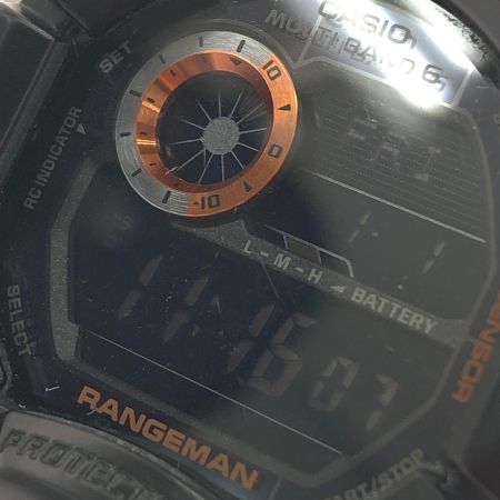  CASIO カシオ メンズ腕時計 電波ソーラー G-SHOCK トリプルセンサー レンジマン マスターオブG GW-9400BJ ブラック