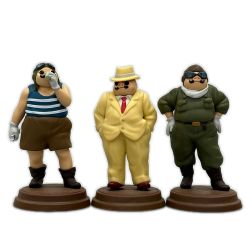 ▼▼  ジブリ 紅の豚 ポーズがいっぱいコレクション ３体 セット Bランク