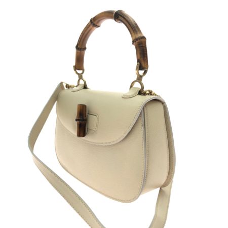  GUCCI グッチ レディース 2WAYバッグ ショルダーバッグ バンブーバッグ 000 01 0633 ベージュ