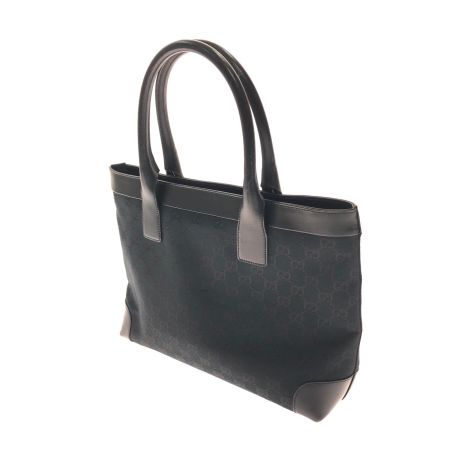  GUCCI グッチ レディース ハンドバッグ トートバッグ GGキャンバス レザー 002-1119 ブラック