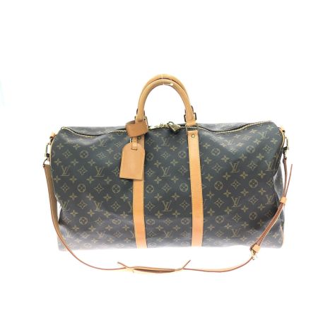  LOUIS VUITTON ルイヴィトン ユニセックス ボストンバッグ モノグラム キーポル55 バンドリエール  M41414 ブラウン