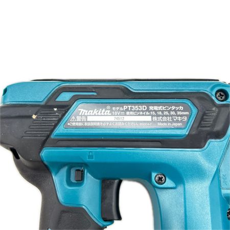  MAKITA マキタ ピンタッカ コードレス式 PT353D ブルー 本体のみ