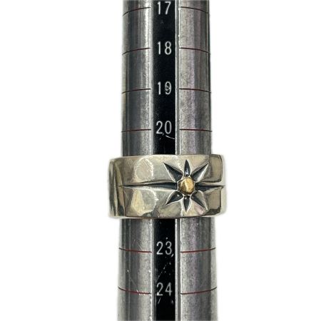 BIGHAND SILVER925 K18付サンリング 21号 19.7g