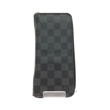  LOUIS VUITTON ルイヴィトン メンズ 長財布 ダミエ グラフィット ジッピーウォレット ヴェルティカル N63095