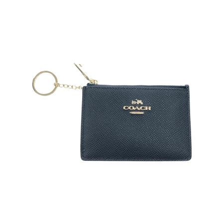  COACH コーチ コインケース ミニ スキニー IDケース カードケース 52394 ネイビー