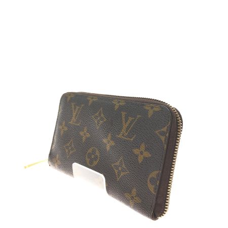  LOUIS VUITTON ルイヴィトン ユニセックス モノグラム ジッピーコンパクトウォレット  Ml4161 ブラウン