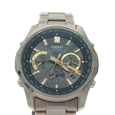 CASIO カシオ メンズ腕時計 電波ソーラー LINEAGE クロノグラフ LIW-M610TS