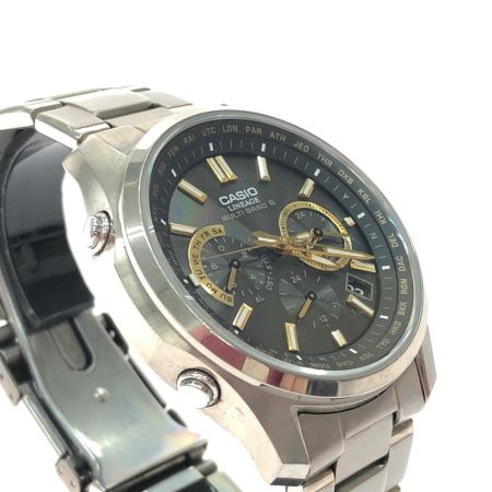 CASIO カシオ メンズ腕時計 電波ソーラー LINEAGE クロノグラフ LIW-M610TS