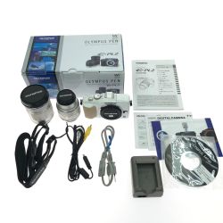 ▼▼ OLYMPUS オリンパス ジャンク ミラーレス一眼 デジカメ ダブルズームキット 難有品 E-PL2 Dランク