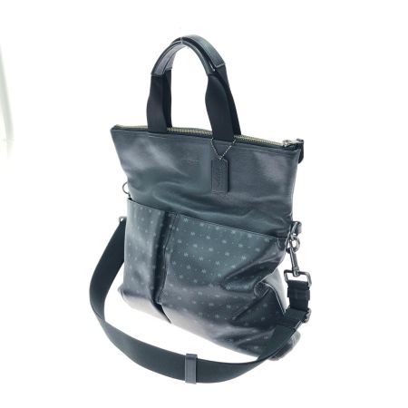  COACH コーチ レディース ショルダートート チャールズ フォールドオーバー ブルースタードット F59309 ネイビー