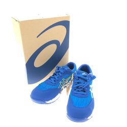 ▼▼ asics アシックス メンズ 安全靴スニーカー WINJOB CP212 AC ウィンジョブ 作業靴 25cm プロテクティブスニーカー ブルー Aランク