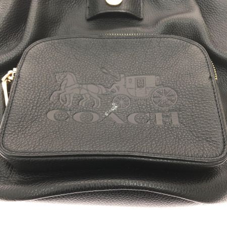  COACH コーチ レディース リュック バックパック レザー 90399 ブラック