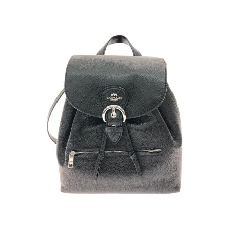  COACH コーチ レディース クリオ リュック バックパック オールレザー 巾着バッグ C5648 ブラック