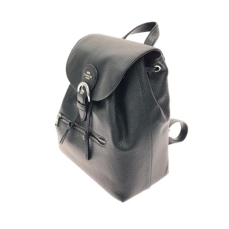  COACH コーチ レディース クリオ リュック バックパック オールレザー 巾着バッグ C5648 ブラック