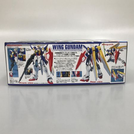 BANDAI バンダイ プラモデル 1/100 MG ウイングガンダム 「新機動戦記ガンダムW」