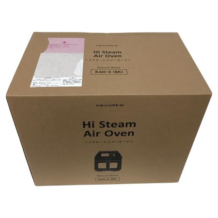  recolte  レンジ スチームオーブンレンジ 1200ｗ 50Hz／60Hz RAO-3 ブラック