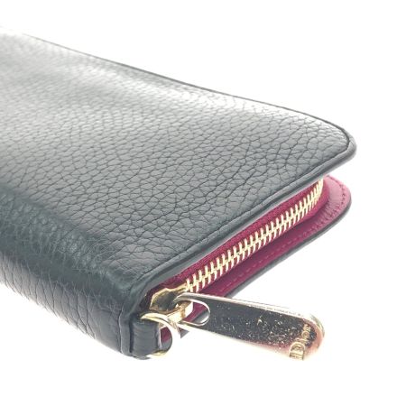  Christian Dior クリスチャンディオール レディース 長財布 ラウンドファスナー ディオリッシモ  24-MA-0115 ブラック