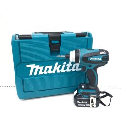 ▼▼ MAKITA マキタ コードレス式 18V 充電式4モードインパクトドライバ 充電器・充電池2個・ケース付 PSEマーク有 TP141D ブルー Aランク