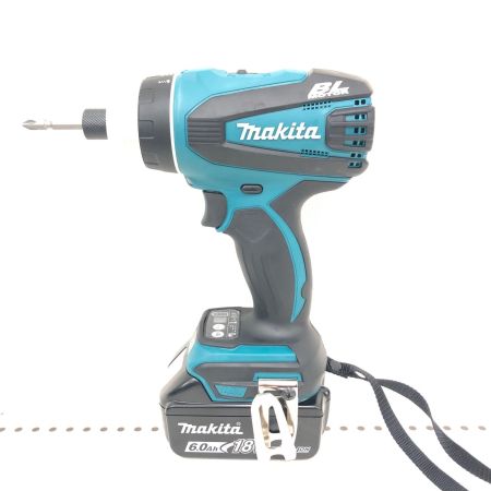  MAKITA マキタ コードレス式 18V 充電式4モードインパクトドライバ 充電器・充電池2個・ケース付 PSEマーク有 TP141D ブルー
