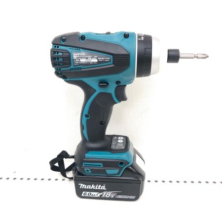  MAKITA マキタ コードレス式 18V 充電式4モードインパクトドライバ 充電器・充電池2個・ケース付 PSEマーク有 TP141D ブルー