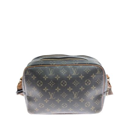  LOUIS VUITTON ルイヴィトン レディース ショルダーバッグ モノグラム リポーターPM ファスナー横破れ有 M45254