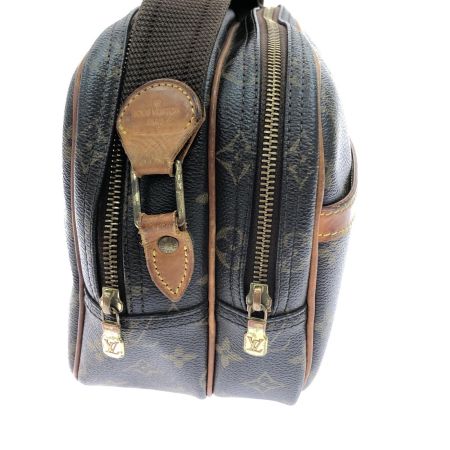  LOUIS VUITTON ルイヴィトン レディース ショルダーバッグ モノグラム リポーターPM ファスナー横破れ有 M45254