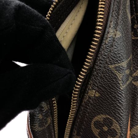  LOUIS VUITTON ルイヴィトン レディース ショルダーバッグ モノグラム リポーターPM ファスナー横破れ有 M45254