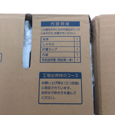  TOSHIBA 東芝 東芝真空圧力IH炊飯ジャー炊飯器 5.5合 炎匠炊き 2024年製 RC-10MGW グランホワイト