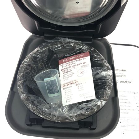  TOSHIBA 東芝 東芝真空圧力IH炊飯ジャー炊飯器 5.5合 炎匠炊き 2024年製 RC-10MGW グランホワイト