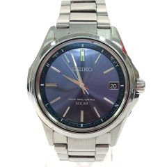 SEIKO セイコー メンズ腕時計 電波ソーラー アナログ デイト セイコーセレクション ブルー文字盤 7B24-0BN0 Bランク
