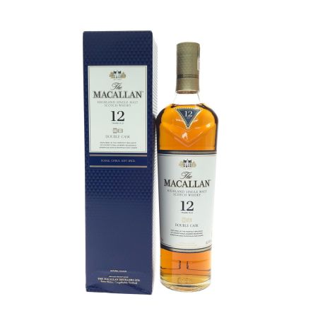 MACALLAN マッカラン シングルモルトウイスキー スコッチウイスキー ダブルカスク 12年 700ml 箱入 未開栓