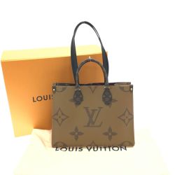 ▼▼ LOUIS VUITTON ルイヴィトン レディース トートバッグ モノグラムリバース オンザゴーMM 箱・布袋付 M45321 Aランク