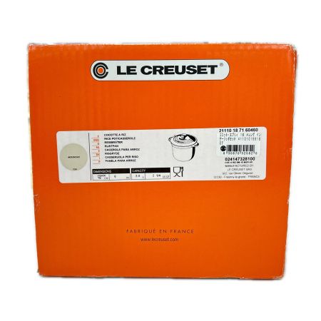  LE CREUSET ル・クルーゼ 炊飯器 ココット・エブリィ 18 メレンゲ