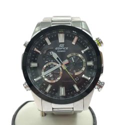 ▼▼ CASIO カシオ メンズ腕時計 クロノグラフ 電波ソーラー EDIFICE エディフィス EQW-T640 Bランク