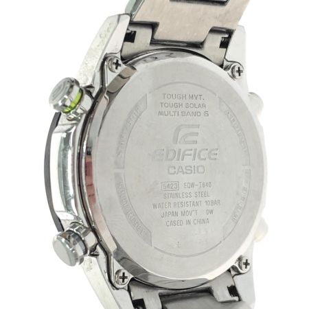  CASIO カシオ メンズ腕時計 クロノグラフ 電波ソーラー EDIFICE エディフィス EQW-T640