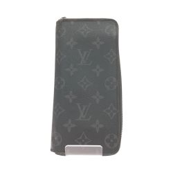 ▼▼ LOUIS VUITTON ルイヴィトン メンズ 長財布 モノグラムエクリプス ジッピーウォレット ヴェルティカル M62295 ブラック Bランク