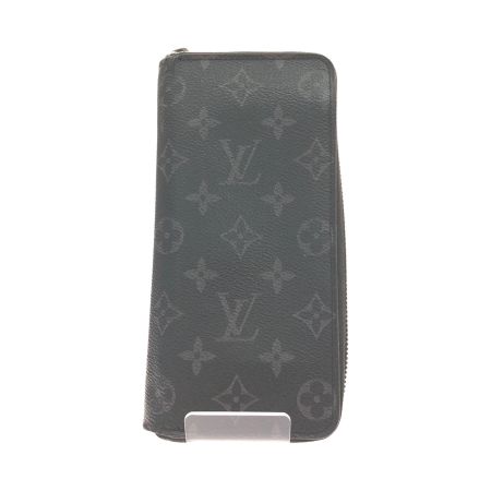  LOUIS VUITTON ルイヴィトン メンズ 長財布 モノグラムエクリプス ジッピーウォレット ヴェルティカル M62295 ブラック