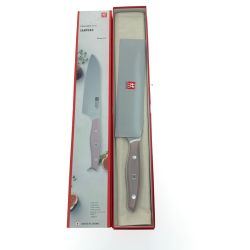ヘンケルスジャパン ZWILLING ツヴィリング FIT 2 16.5cm 三徳包丁 日本製  スモーキーピンクカラー Aランク