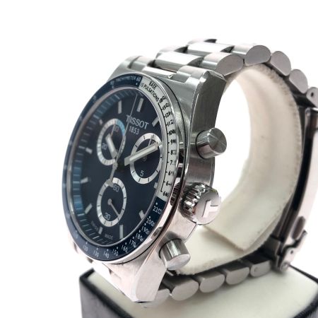  TISSOT ティソ メンズ腕時計 クオーツ クロノグラフ ブルー文字盤 10気圧防水 T149417A