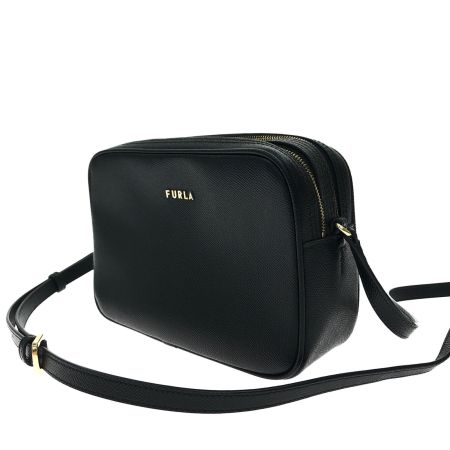  FURLA フルラ レディース ショルダーバッグ クロスボディ LILLI リリー レザー ファスナー難有 EP59LIL ブラック